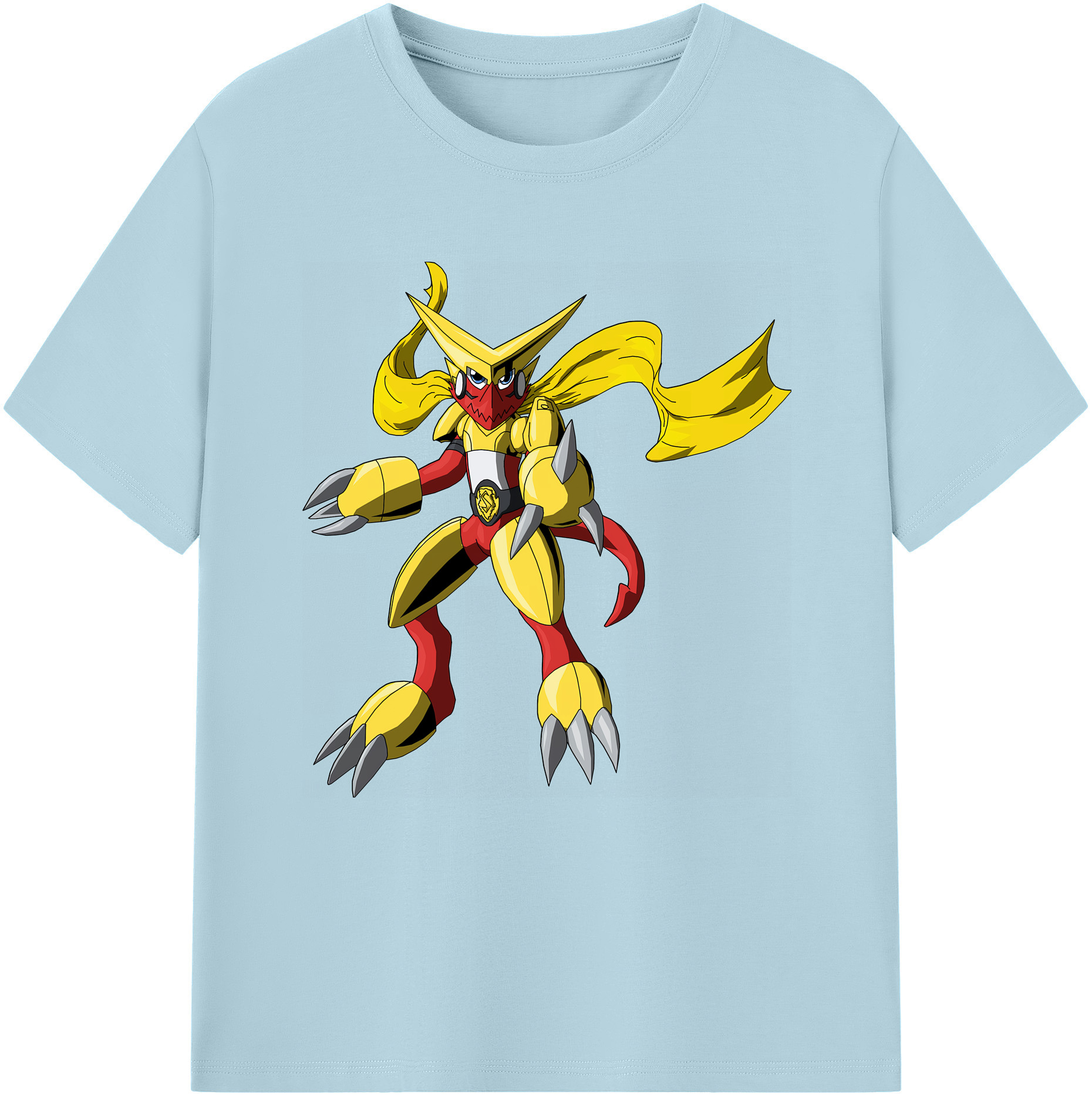 （画像用） Digimon デジタルモンスター/デジモン 綿100％半袖Tシャツ（フロントプリント）